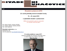 Tablet Screenshot of divadelni-luhacovice.cz